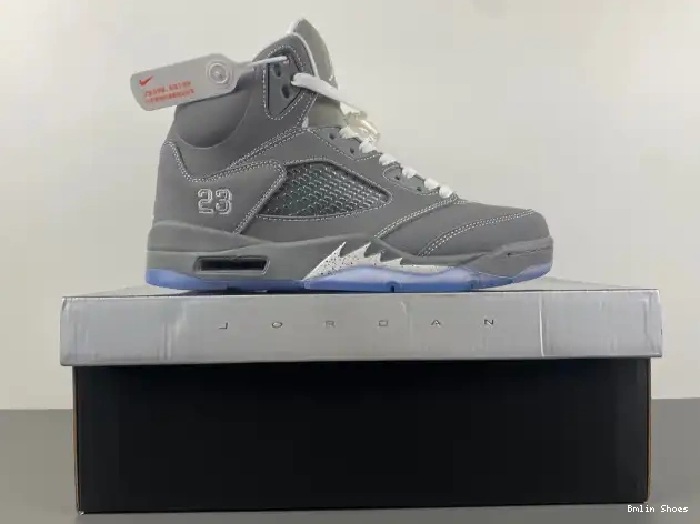 Bmlin Shoes Air Retro Wolf Grey Jordan 5 136027-005 0623